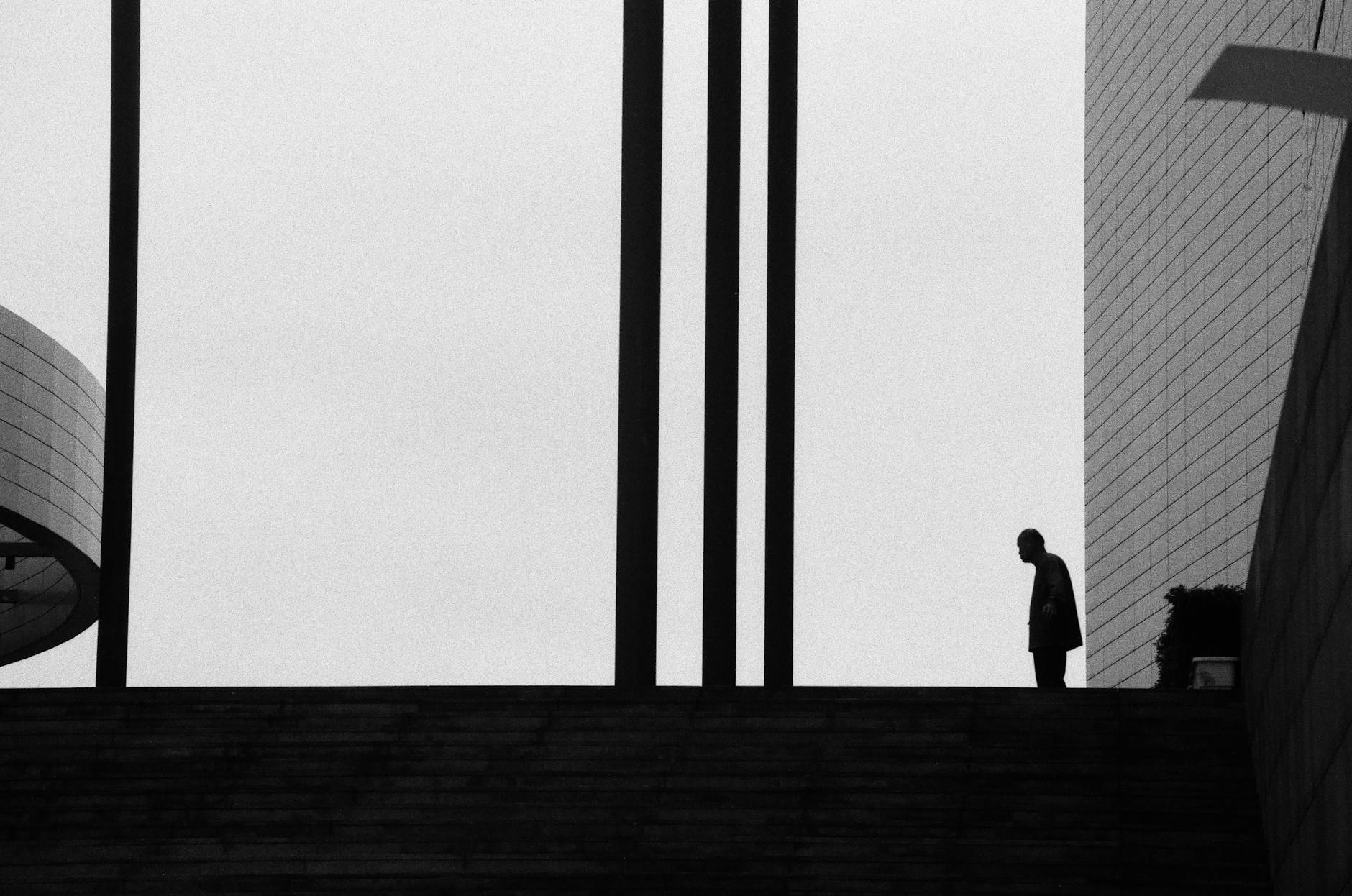 Stadtsilhouette — Dämmerung